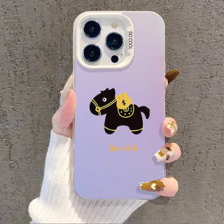 Ốp lưng Ngựa bi rich có hiệu ứng IMD IT712